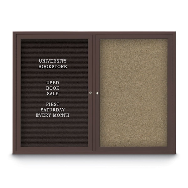 Corkboard, 24"x36", Synthetic Cork/Satin